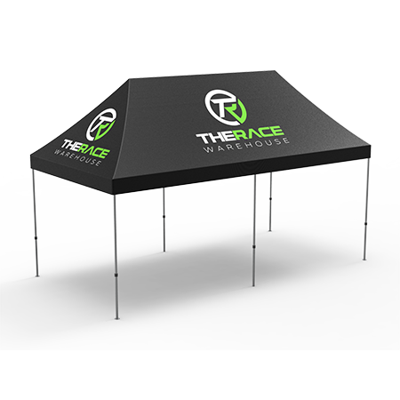 10x20 Custom Canopy Tent (Steel Hex Frame) - Full Print