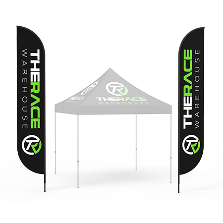 15ft Custom Feather Flag (Single Sided)