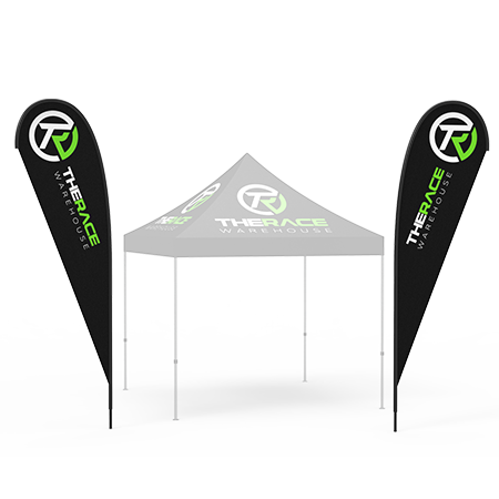 15ft Custom Teardrop Flag (Single Sided)