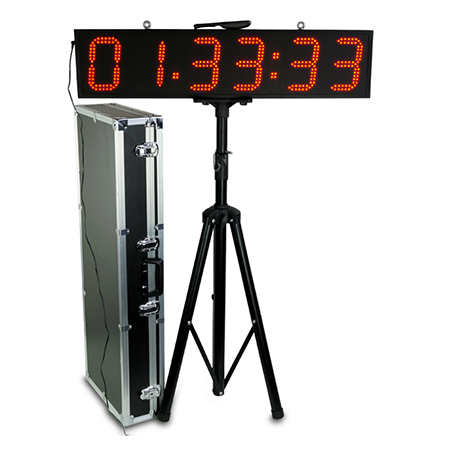 6" Double Sided Race Clock (Waterproof)